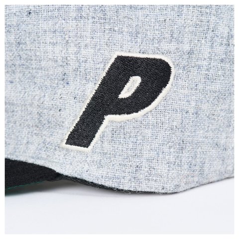 Palace PALACE NEW YORK CUBANS AUTHENTIC WOOL BALLCAP GREY - Style 6