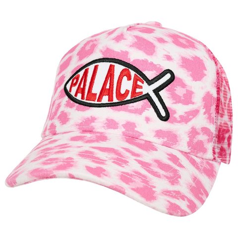 Palace PLAICE TRUCKER PINK LEOPARD - Style 4