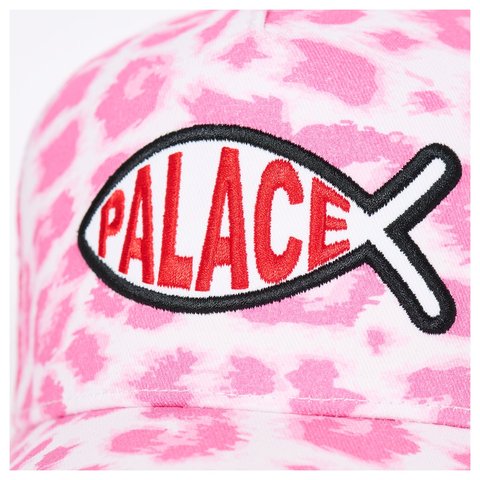 Palace PLAICE TRUCKER PINK LEOPARD - Style 4