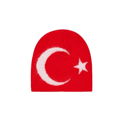 Palace TOO HAIRY FLAG NEIN CUFF BEANIE TÜRKIYE - Style 3
