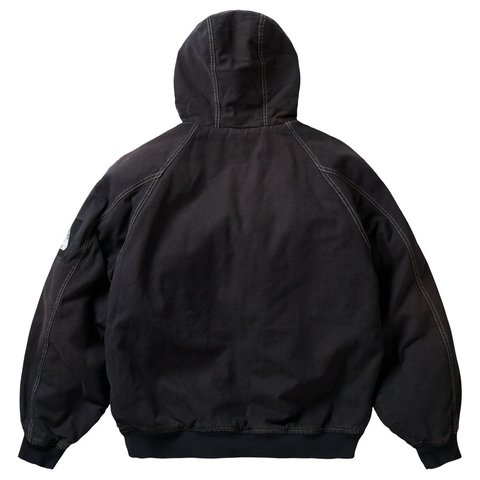 Palace 10 OZ HOODED CANVAS JACKET BLACK - Style 6