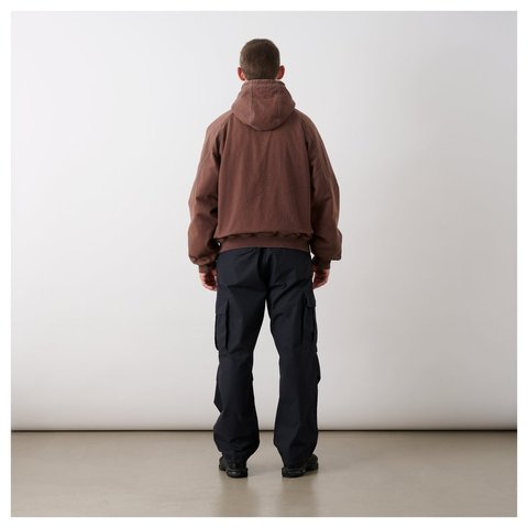 Palace 10 OZ HOODED CANVAS JACKET BROWN - Style 6