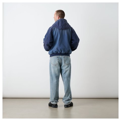 Palace 10 OZ HOODED CANVAS JACKET NAVY / BLUE - Style 6