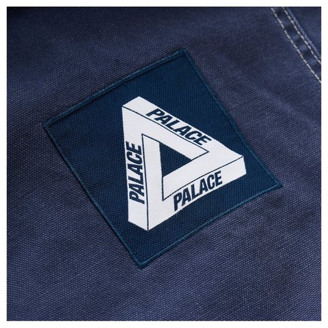 Palace 10 OZ HOODED CANVAS JACKET NAVY / BLUE - Style 6