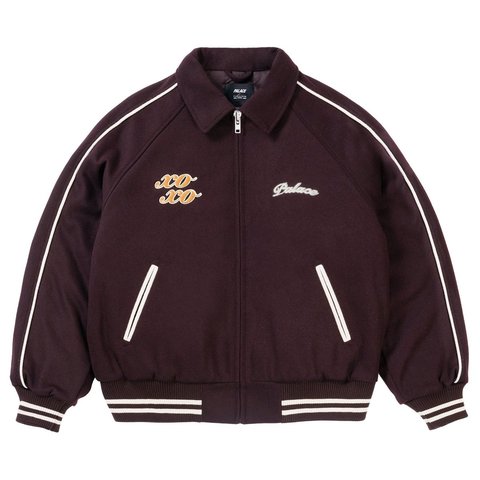 Palace BETTY BOOP VARSITY JACKET BROWN - Style 10