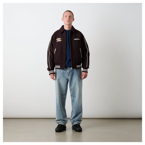 Palace BETTY BOOP VARSITY JACKET BROWN - Style 10