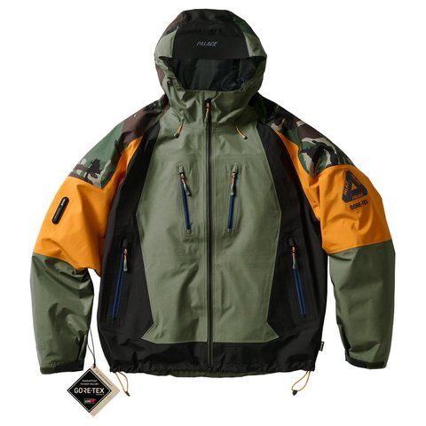 Palace GORE-TEX 3L REMIX JACKET GREEN MIX - Style 11