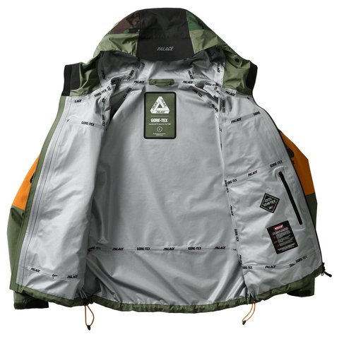 Palace GORE-TEX 3L REMIX JACKET GREEN MIX - Style 11