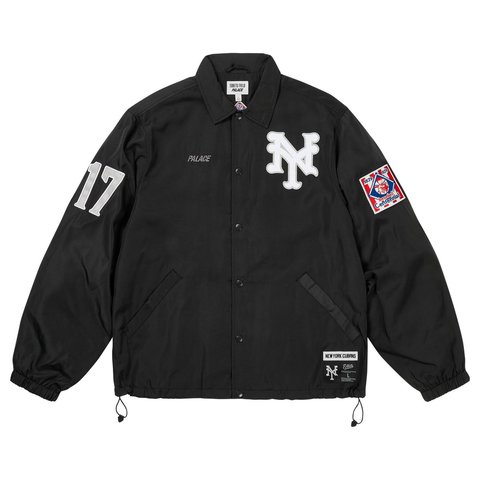 Palace PALACE NEW YORK CUBANS COACH JACKET BLACK - Style 10