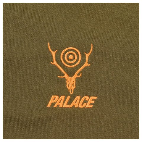Palace PALACE SOUTH2 WEST8 TRACK JACKET OLIVE - Style 7