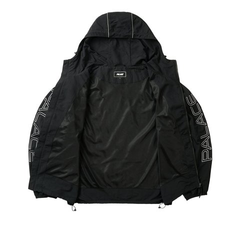 Palace PIPED SHELL JACKET BLACK - Style 7
