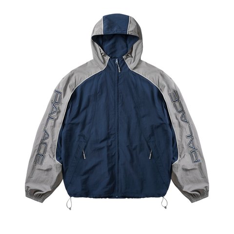 Palace PIPED SHELL JACKET NAVY - Style 7