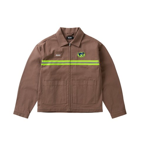 Palace TRANSPORT JACKET CHOCCO BROWN - Style 7