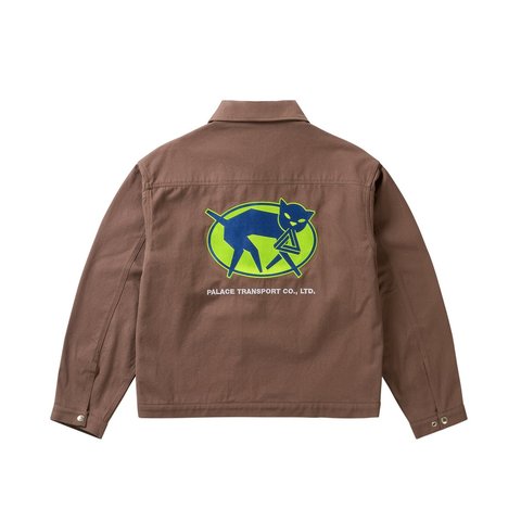 Palace TRANSPORT JACKET CHOCCO BROWN - Style 7