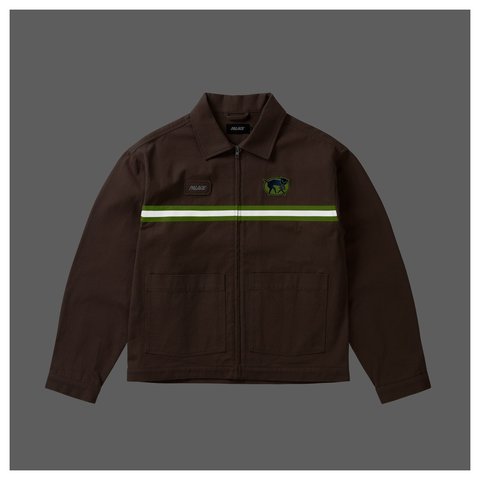 Palace TRANSPORT JACKET CHOCCO BROWN - Style 7