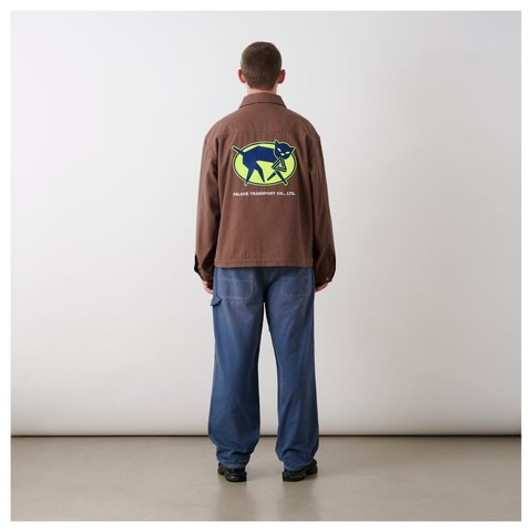 Palace TRANSPORT JACKET CHOCCO BROWN - Style 7