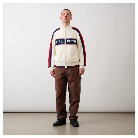 Palace EASY FUNNEL KNIT SOFT WHITE - Style 4