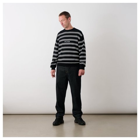 Palace P-STRIPE KNIT BLACK - Style 5