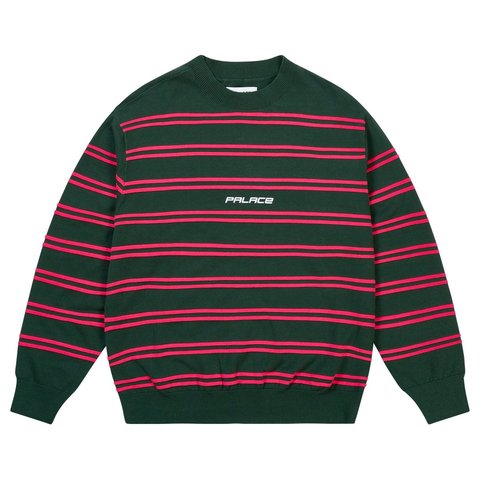 Palace P-STRIPE KNIT GREEN - Style 5