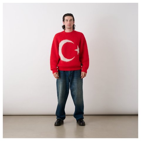 Palace TOO HAIRY FLAG KNIT TÜRKIYE - Style 4