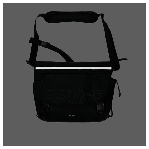 Palace 3M CORDURA DESPATCH SHOULDER BAG BLACK - Style 9