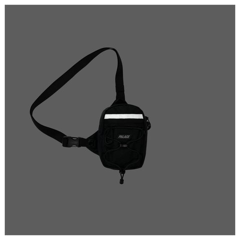 Palace 3M CORDURA SHOT BAG BLACK - Style 8