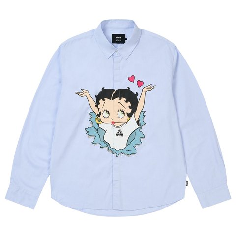 Palace BETTY BOOP SHIRT BABY BLUE - Style 5