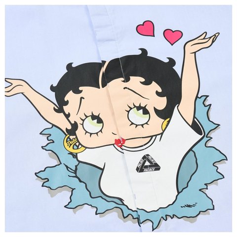 Palace BETTY BOOP SHIRT BABY BLUE - Style 5