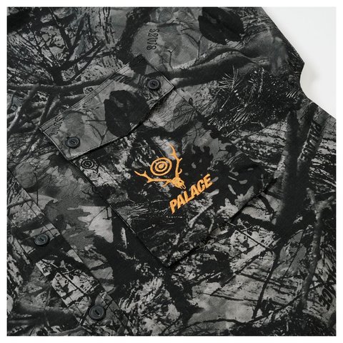 Palace PALACE SOUTH2 WEST8 SHIRT BLACK CAMO - Style 5