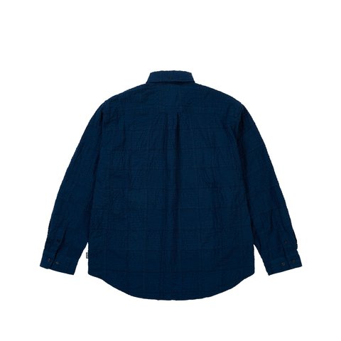 Palace SEER PATCH OXFORD SHIRT NAVY - Style 5