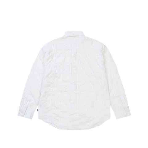 Palace SEER PATCH OXFORD SHIRT WHITE - Style 5