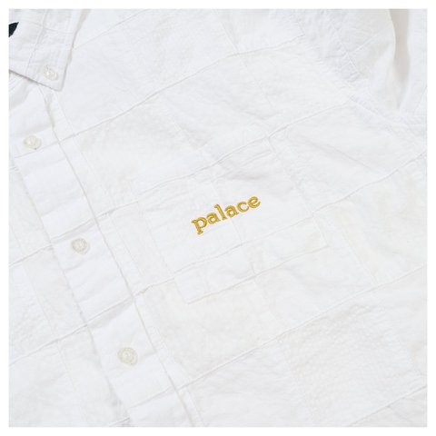 Palace SEER PATCH OXFORD SHIRT WHITE - Style 5