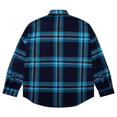 Palace SURPLUS FLANNEL SHIRT NAVY - Style 5