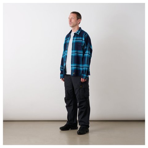 Palace SURPLUS FLANNEL SHIRT NAVY - Style 5