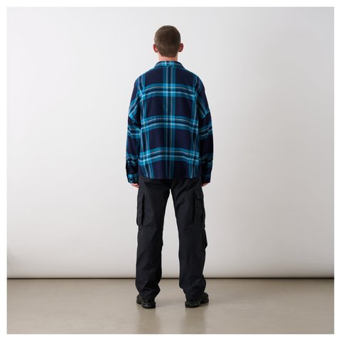 Palace SURPLUS FLANNEL SHIRT NAVY - Style 5