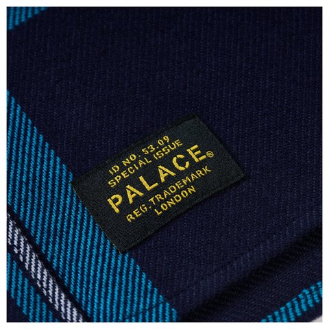 Palace SURPLUS FLANNEL SHIRT NAVY - Style 5