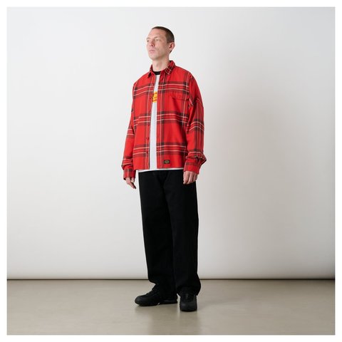 Palace SURPLUS FLANNEL SHIRT RED - Style 5