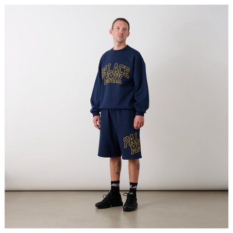 Palace MMIX SWEAT SHORT NAVY - Style 4