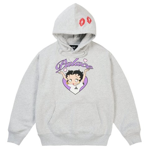 Palace BETTY BOOP HOOD GREY MARL - Style 2