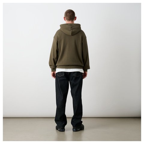Palace DOVE STAMP WAFFLE ZIP HOOD ARMY OLIVE - Style 4