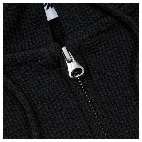 Palace DOVE STAMP WAFFLE ZIP HOOD BLACK - Style 4