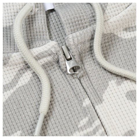 Palace DOVE STAMP WAFFLE ZIP HOOD SNOW CAMO - Style 4