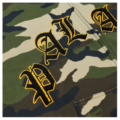 Palace LEGACY ZIP HOOD WOODLAND CAMO - Style 5