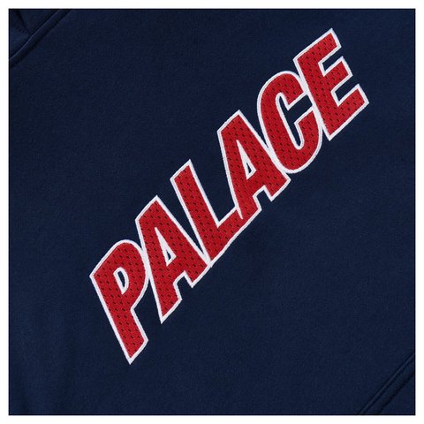 Palace LINE IT UP HOOD NAVY - Style 5