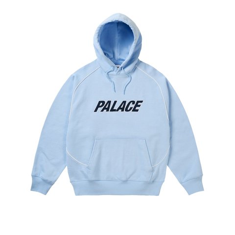 Palace LINE IT UP HOOD PERFECT BLUE - Style 5