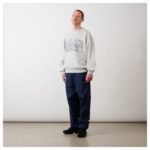 Palace MMIX CREW GREY MARL - Style 3