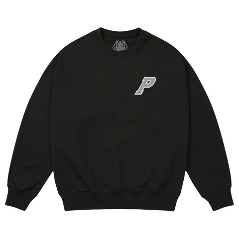Palace P3 STITCH CREW BLACK - Style 4