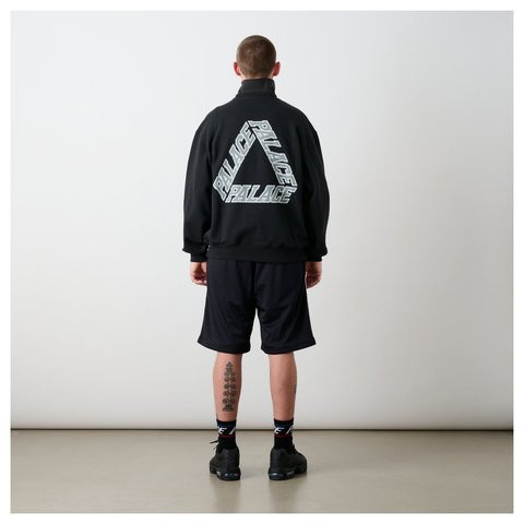 Palace P3 STITCH CREW BLACK - Style 4