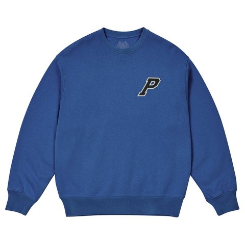 Palace P3 STITCH CREW CLASSY BLUE - Style 4