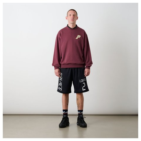 Palace P3 STITCH CREW MAROONISH - Style 4